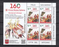 [The 160th Anniversary of the Red Cross of Italy - Joint Issue with Italy, San Marino, and the Sovereign Military Order of Malta, type BXJ]