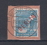 [BERLIN in Red Overprint on "Allied Occupation Zone" Stamps, type B5]