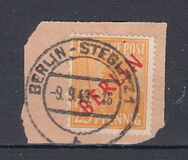 [BERLIN in Red Overprint on "Allied Occupation Zone" Stamps, type B6]