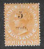 [No. 14 Surcharged, type K2]