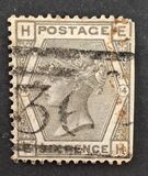 [Reine Victoria - numéros de contrôle en blanc dans les coins, type Y1]