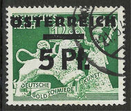 [German Empire Postage Stamps Overprinted "ÖSTEREICH" & Surcharged, typ HO]