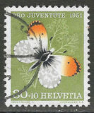 [Pro Juventute - The 50th Anniversary of the Death of Johanna Spyri - Insects, Typ VK]