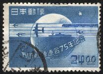 [The 75th Anniversary of Universal Postal Union, type JO1]