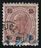 [Emperor Franz Josef I, 1830-1916 - Granite Paper. Numerals in Black, type N6]