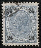 [Emperor Franz Josef I, 1830-1916 - Granite Paper. Numerals in Black, type N8]