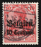 [German Empire Postage Stamps Surcharged "Fr. and C." or "Centimes" & Overprinted "Belgien", tip A2]