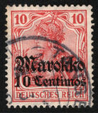 [German Empire Postage Stamps Surcharged "Fr. and C." or "Centimes" & Overprinted "Belgien", tip A2]