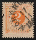 [Numerals in Circle - Blue Coach Horn on Back, type F21]