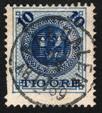 [Numerals in Circle Stamps of 1877-1878 Overprinted with Tree Crowns and Surcharged, Tipe I]