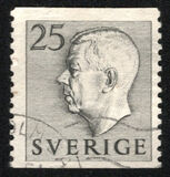 [King Gustaf VI Adolf of Sweden - New Engravement with Imprint, タイプ DB27]