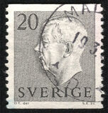 [King Gustaf VI Adolf of Sweden  - New Engravement with Imprint, tip EE11]