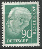 [Serie básica. Presidente Dr. Thedore Heuss. 2 C., tipo DB6]
