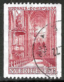 [Mountain Scenery and Uppsala Cathedral, type GT]