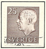 [King Gustaf VI Adolf of Sweden - New Values, type FA13]