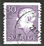 [King Gustaf VI Adolf of Sweden & Tree Crowns - New Colors and Values, Tip FA57]