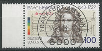 [350° Anniversario della nascita di Sir Isaac Newton - Stampatore: Bundesdruckerei, Scrivi BBO]