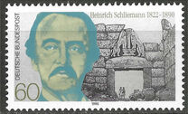 [The 100th Anniversary of the Death of Heinrich Schiliemann, Archaeologist, typ AVB]