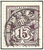 [Helvetia - Cross & Shield - Fiber Paper, प्रकार L7]