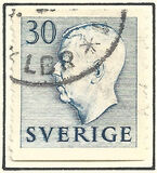 [King Gustaf VI Adolf of Sweden - Without Imprint, type DB8]