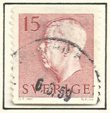 [King Gustaf VI Adolf of Sweden - New Engravement with Imprint, type EE1]
