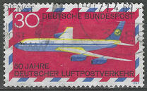 [The 50th Anniversary of the German Airmail, τύπος OE]