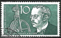 [The 100th Anniversary of the Birth of Rudolf Diesel, 1858-1913, tyyppi DT]