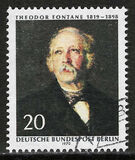 [150° anniversario della nascita di Theodor Fontane - Carta: fluorescente, Scrivi JA]