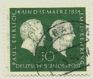 [100. Geburtstag von Prof. Paul Ehrlich und Emil von Behring, Typ AX]
