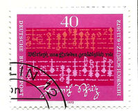 [The 300th Anniversary of the Death Heinrich Schütz, Composer, Typ TN]