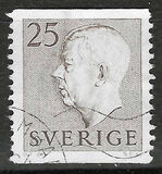 [King Gustaf VI Adolf of Sweden  - New Engravement with Imprint, tegund EE14]
