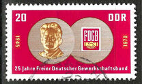 [The 25th Anniversary of the Free German Trade Union, type ATE]