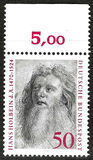 [The 450th Anniversary of the Death of Hans Holbein, Painter, Typ WF]