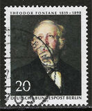 [150° anniversario della nascita di Theodor Fontane - Carta: fluorescente, Scrivi JA]