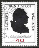 [The 250th Anniversary of the Birth of Friedrich Gottlieb Klopstock, Poet, тып WB]