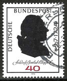 [The 250th Anniversary of the Birth of Friedrich Gottlieb Klopstock, Poet, тып WB]