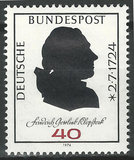 [The 250th Anniversary of the Birth of Friedrich Gottlieb Klopstock, Poet, тып WB]