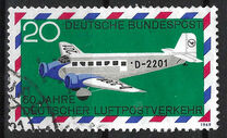 [The 50th Anniversary of the German Airmail, τύπος OD]