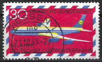 [The 50th Anniversary of the German Airmail, τύπος OE]