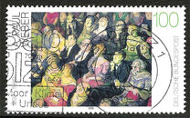 [The 100th Anniversary of the Birth of A. Paul Weber, Otto Pankok and George Grosz, Painters, тип BCA]