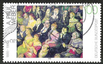 [The 100th Anniversary of the Birth of A. Paul Weber, Otto Pankok and George Grosz, Painters, тип BCA]