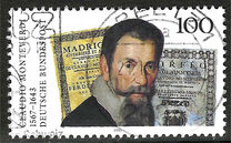 [The 350th Anniversary of the Death of Claudio Monteverdi, Composer, type BDV]