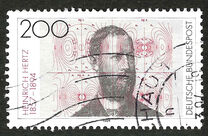 [The 100th Anniversary of the Death of Heinrich Hertz, Physicist, type BEA]