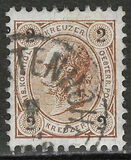 [Emperor Franz Josef I, 1830-1916 - Granite Paper. Numerals in Black, tip N1]