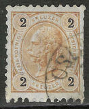 [Emperor Franz Josef I, 1830-1916 - Granite Paper. Numerals in Black, tip N1]