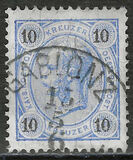 [Emperor Franz Josef I, 1830-1916 - Granite Paper. Numerals in Black, tip N4]