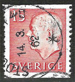 [King Gustaf VI Adolf of Sweden - White Numerals, with Imprint, ประเภท FA]
