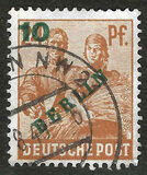 [Overprinted "Allied Occupation Zone" Stamps, tegund T1]