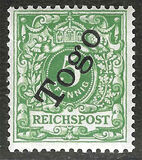 [German Empire Postage Stamps Overprinted "Togo", type A3]