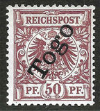 [German Empire Postage Stamps Overprinted "Togo", type A7]